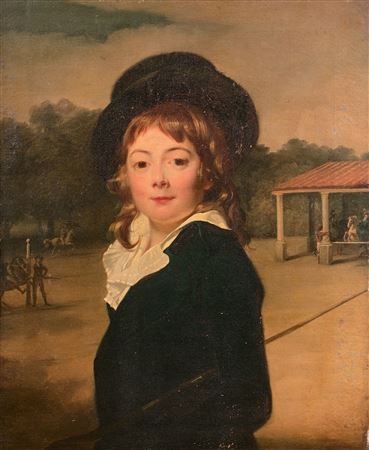 Henri-Pierre Danloux : Portrait of Amable Hugues Anne Hyacinthe de Fontanges