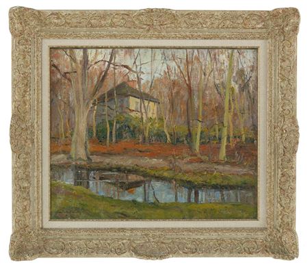 Charles Louis Menneret : 'House in the Woods'