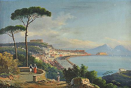 Antonio Coppola : VEDUTA DI NAPOLI