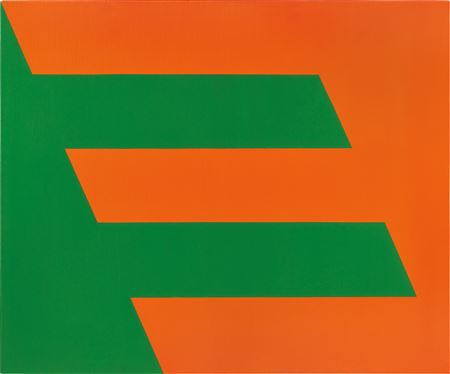 Carmen Herrera : Green and Orange