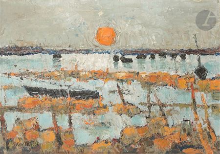 Jacques Winsberg : Sunset on the Camargue