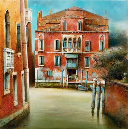 Marc Chapaud : Venice, casa Farsetto, palace on the Grand Canal