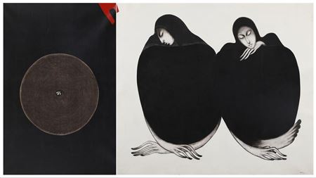 Datta Bansode : UNTITLED, 1997 (DIPTYCH)