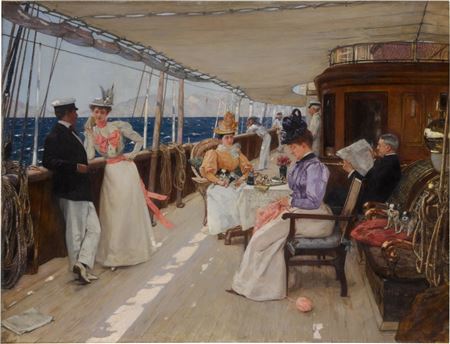 Henri Gervex : Yachting in the Archipelago