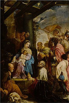 Giovanni Antonio Burrini : Adoration of the Magi