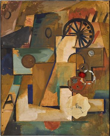 Kurt Schwitters : Ohne Titel (Dein Treufrischer) (Untitled (Yours Treufrischer))