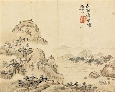 InMoon Lee : Mountain water  Landscape