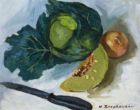 Nuala Stephenson Stephenson : STILL LIFE WITH CABBAGE