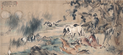 Heting Cai : HORSE HERDING IN THE COUNTRYSIDE