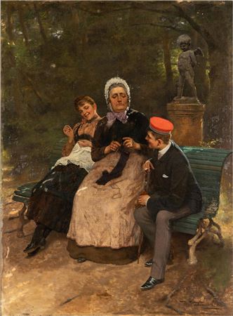 Maximilian Wachsmuth : The Chaperone; 1893