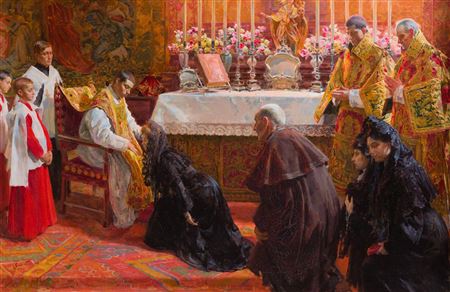 Enrique Simonet Y Lombardo : The First Mass