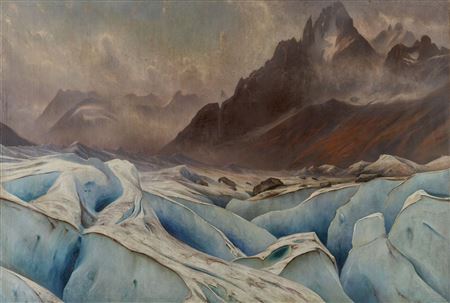 Gabriel Loppe : The Mer de Glace and the Grands Charmoz, Chamonix