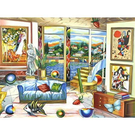 Alexander Astahov : SURREALIST LIVING ROOM