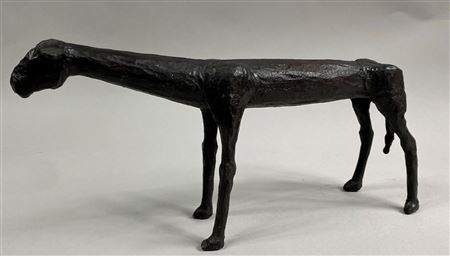 sample from CLASSIC SALE: BEAUTIFUL SET OF ANIMAL SCULPTURES FROM ANDRÉ FABRE'S STUDIO, DRAWINGS, PAINTINGS, SHOWCASE OBJECTS, OBJETS D'ART