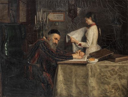 Isaak Lwowitsh Ashknazii : The Rabbi and his daughter