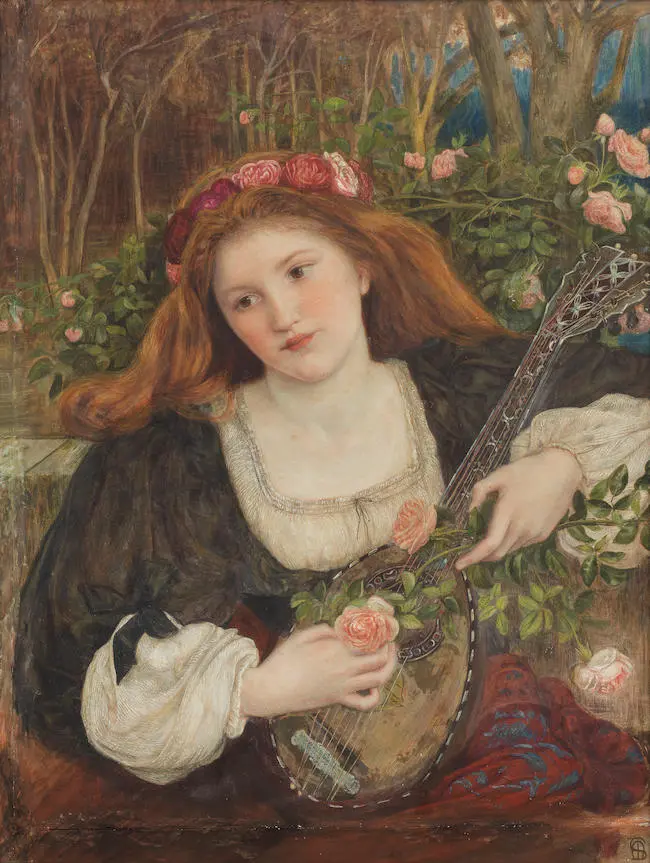 Marie Euphrosyne Spartali Stillman : The last sight of Fiammetta