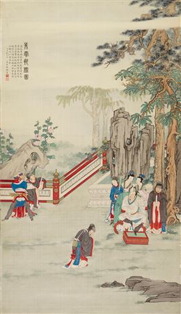 Xianzeng Wu : Figures in Palace Garden