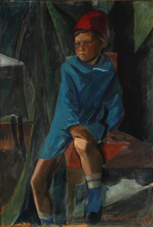 Erik Staehr-Nielsen : Portrait of a boy.