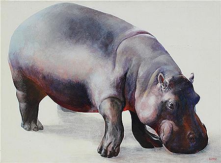 Elizabeth Solomon : Portrait of the Hippopotamus