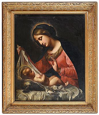 Scipione Vannutelli : MADONNA COL BAMBINO