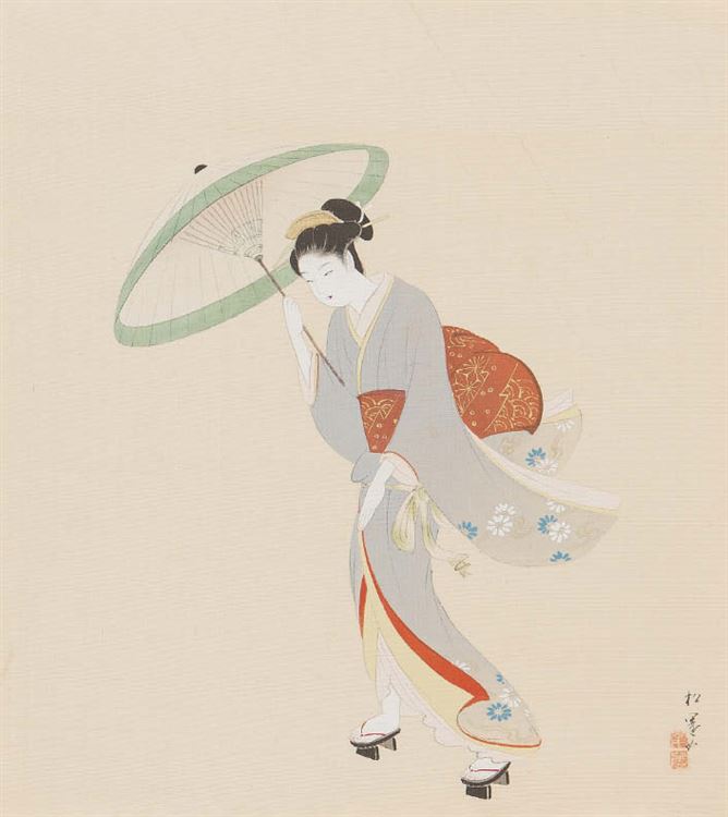 Shoen Uemura : From Auction Records