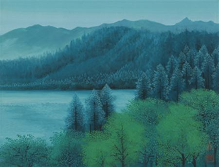 Sanken Toda : Mountain and lake