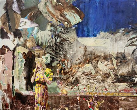 Adrian Ghenie : Pie Fight Interior 12