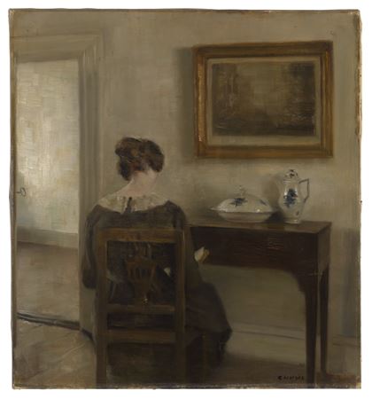 Carl Vilhelm Holsoe : Reading