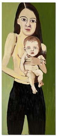 Chantal Joffe : Untitled (Mother and Child)