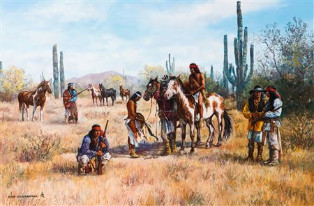 Hubert Wackermann : Chiricahua Apache Scouting Party (1995)