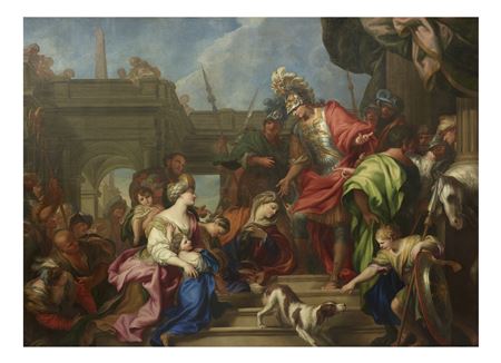 Domenico Piola : Alexander and the family of Darius