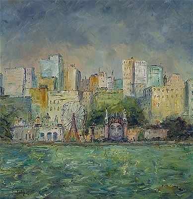 Doreen Gadsby : 'North Sydney Skyline,' 2003.