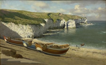 Walter Goodin : Cobles at North Landing Flamborough