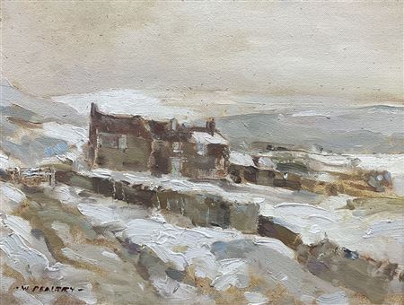 William Dealtry : North Yorkshire Moors Winter Landscape