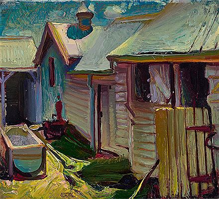 Murray Griffin : THE BACKYARD OPALESCENT SHED