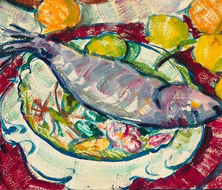 Peggy Crombie : FISH ON PLATE, 1940