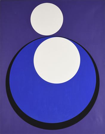 Genevieve Claisse : UNITS (BLUE VIOLET), 1970