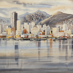 Florence Luxford : Across Wellington Harbour