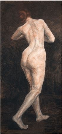 Alfred Philippe Roll : Nude from behind