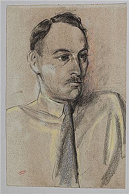 Felicien Cacan : Self-portrait, around 1920