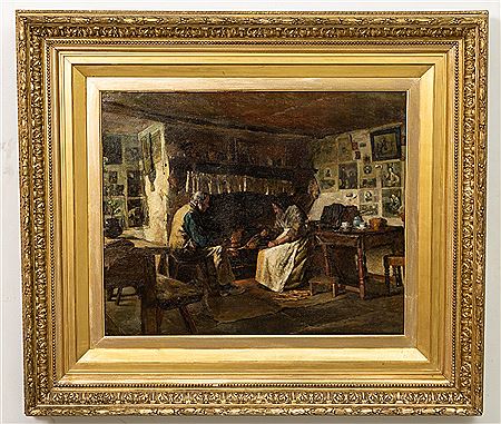 Henry Sykes : 'An Irish Cottage Interior'