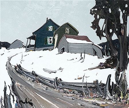 Roger Cantin : Untitled - Winter road