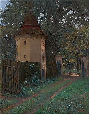 Karl Maria Schuster : In the park of Schwadorf castle