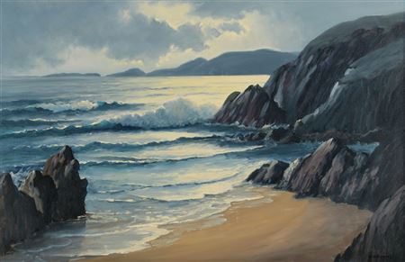 William Henry Burns : 'SLEA HEAD, DUNMORE POINT, WEST KERRY'