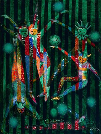 Anna Byth : Trapeze Performers, 1996