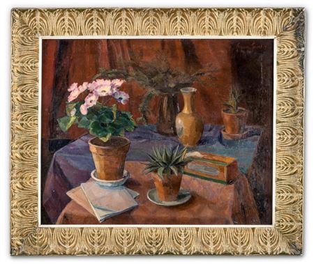 sample from Auction 683 - Day 1 - Paintings, Drawings, Prints & Books, Sculptures, Collection of old pharmacy glass and porcelaine