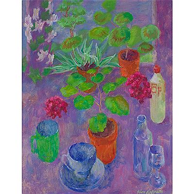 Kim Redpath : STILL LIFE WITH GERANIUMS