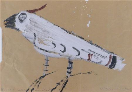 Jay (John Jay) Steensma : ''Crested White Song Bird'' 1992