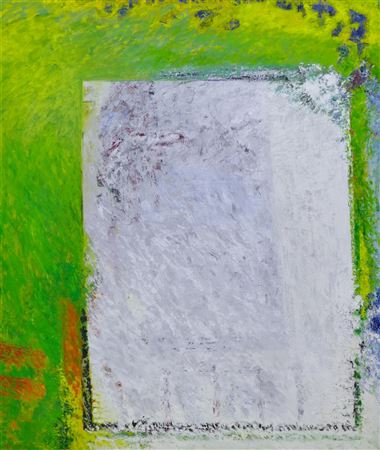 William Ivey : ''Untitled'' (Green and White) 1977