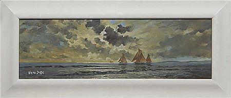 William (Billy) Dobbie : YACHTS ON CALM SEAS